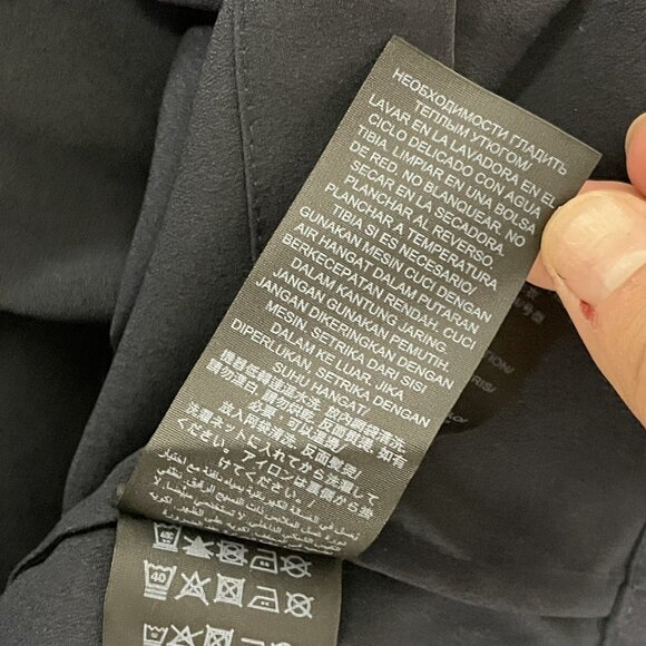 Tory Burch Womens Tunic Top sz 4 navy blue Embroidered Popover Blouse Boho NWT - Picture 8 of 14